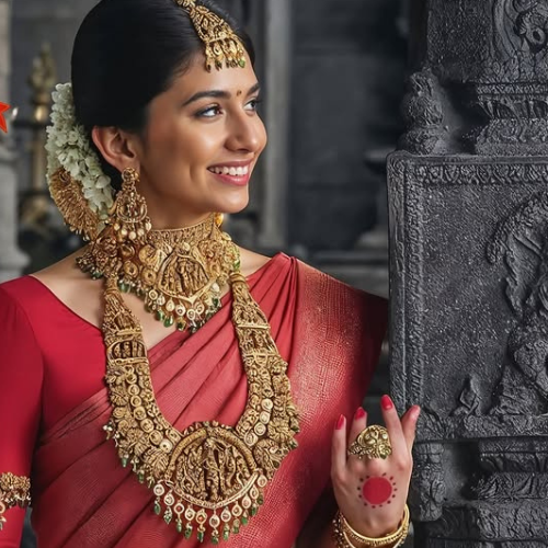 Pure Soft Silk Saree with Traditional Kanchi Border - Image 4